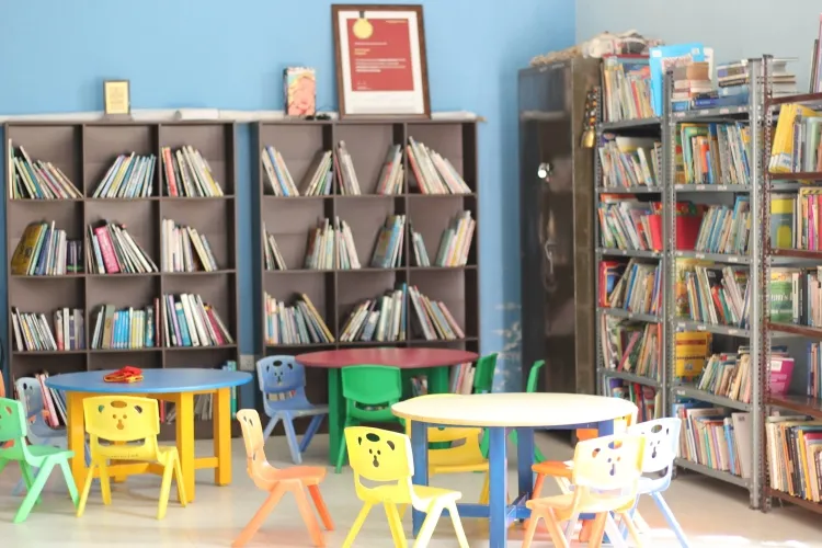 The school library