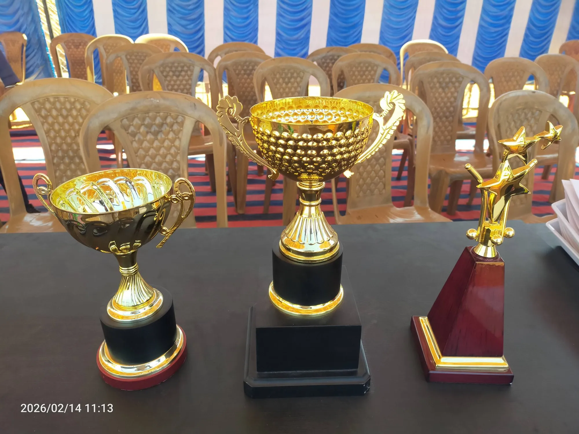 The school trophy cabinet's newest silverware